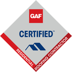 GAF certified residential roofing contractor in Gaithersburg, MD